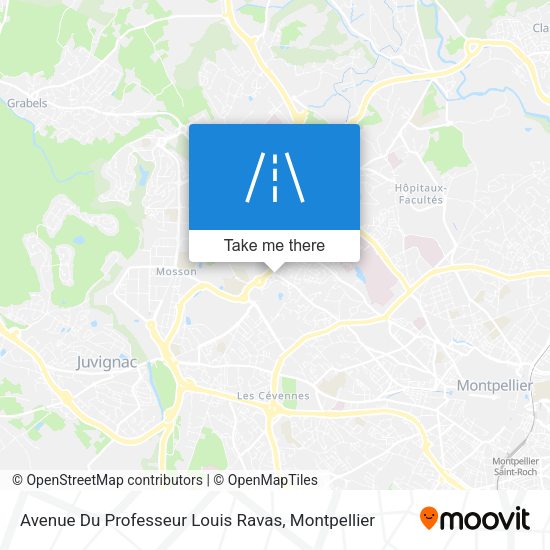 Avenue Du Professeur Louis Ravas map