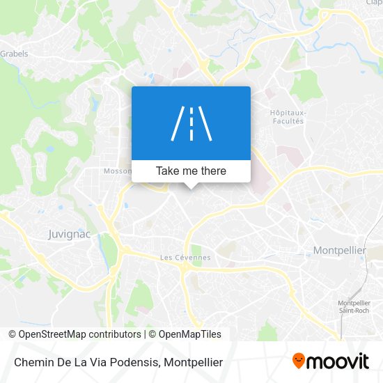 Chemin De La Via Podensis map