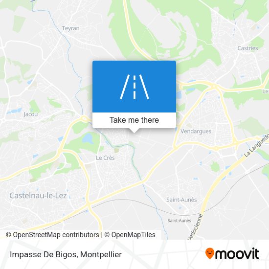 Impasse De Bigos map