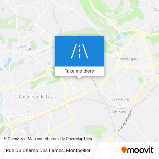 Rue Du Champ Des Lames map
