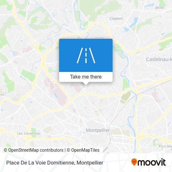 Place De La Voie Domitienne map