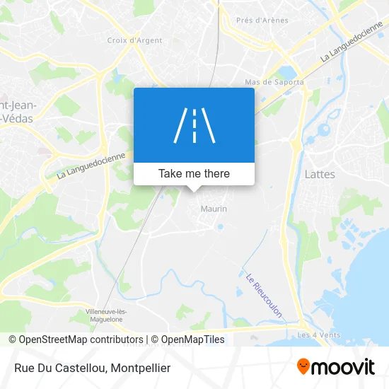 Rue Du Castellou map