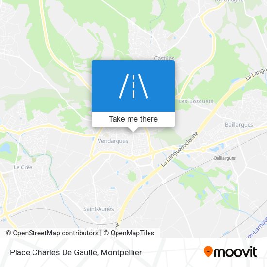 Place Charles De Gaulle map