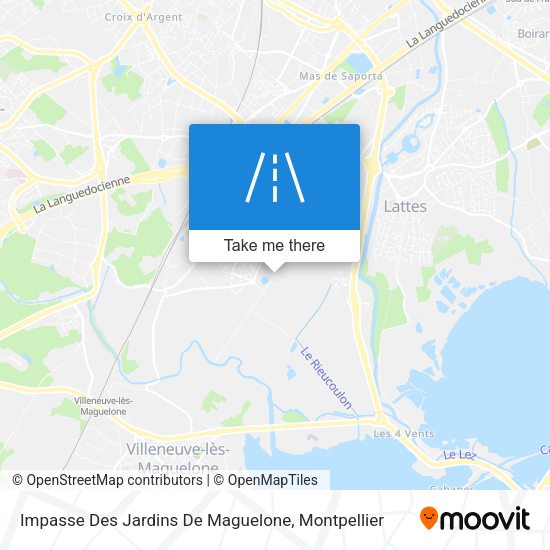 Impasse Des Jardins De Maguelone map