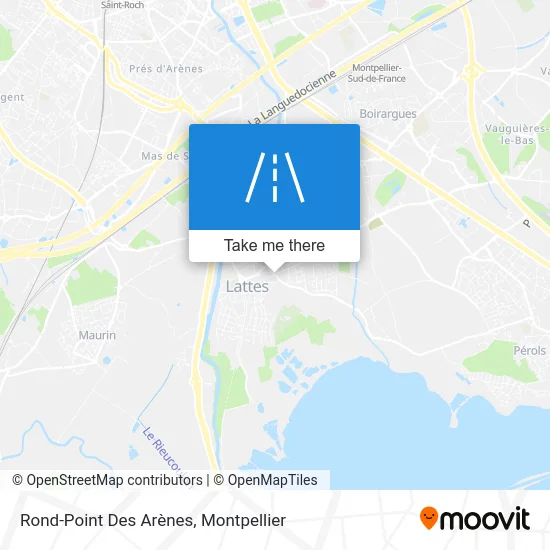 Rond-Point Des Arènes map