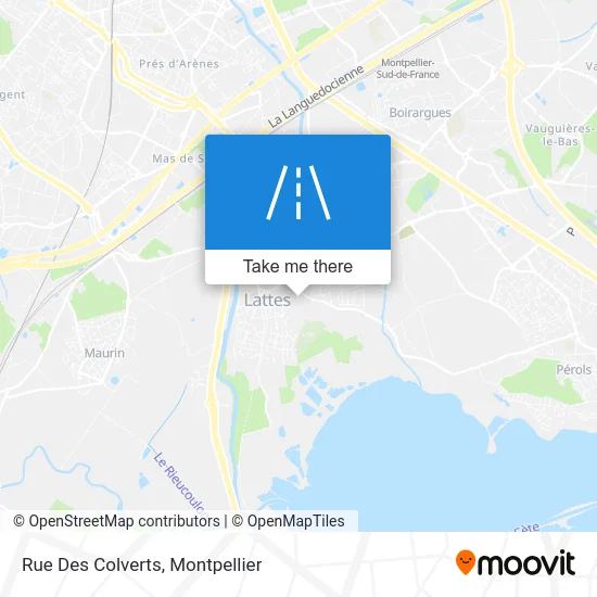 Rue Des Colverts map