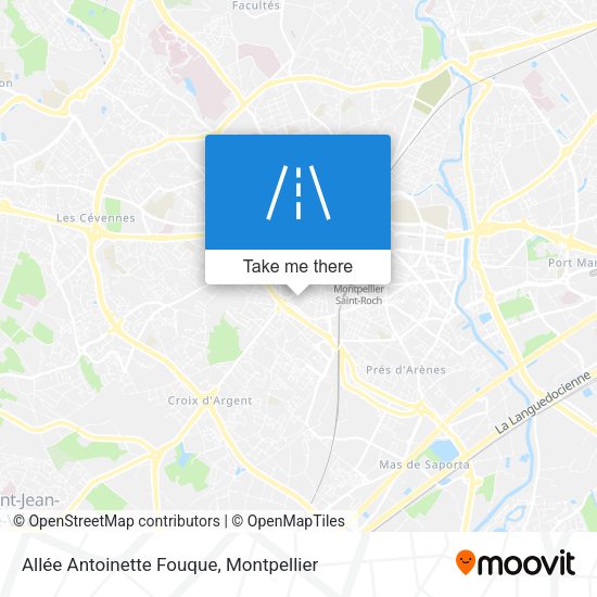 Allée Antoinette Fouque map