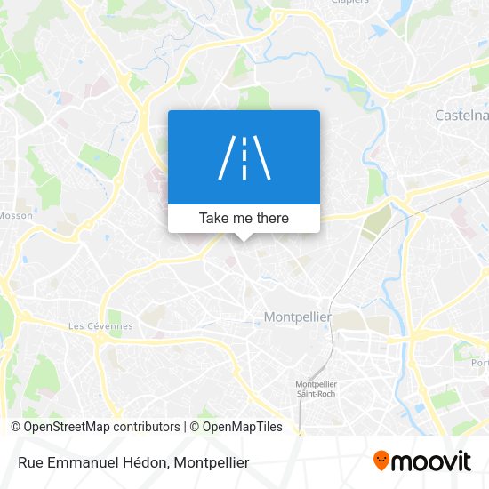Rue Emmanuel Hédon map