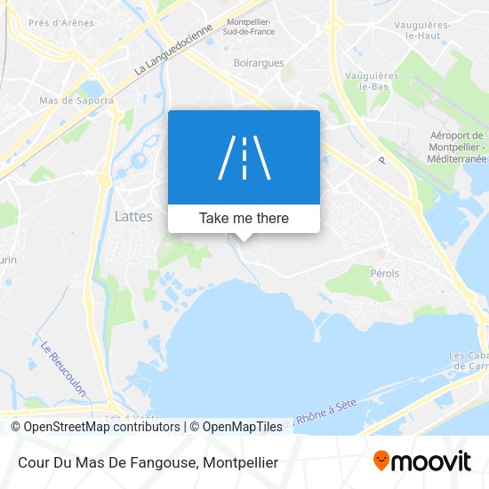 Cour Du Mas De Fangouse map