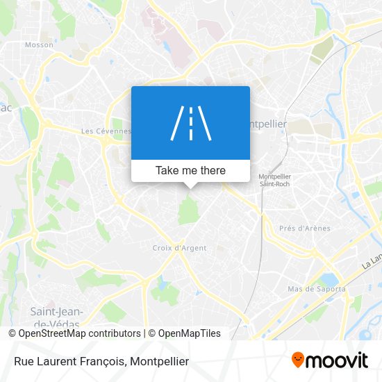 Rue Laurent François map