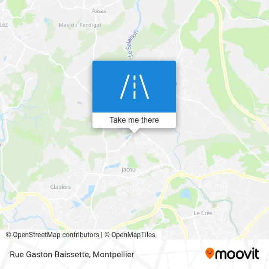 Rue Gaston Baissette map