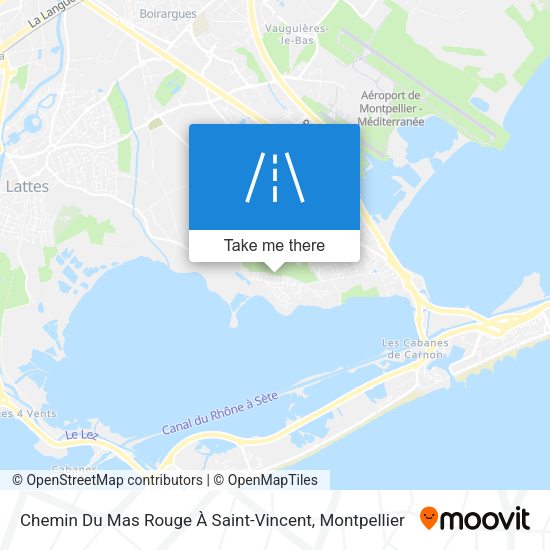 Chemin Du Mas Rouge À Saint-Vincent map