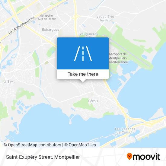 Rue Saint-Exupéry map