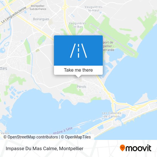 Impasse Du Mas Calme map