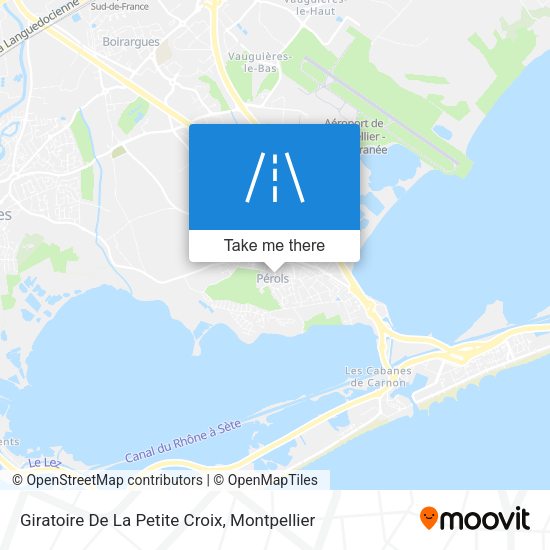 Giratoire De La Petite Croix map