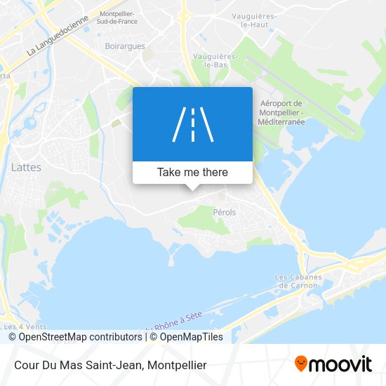 Cour Du Mas Saint-Jean map