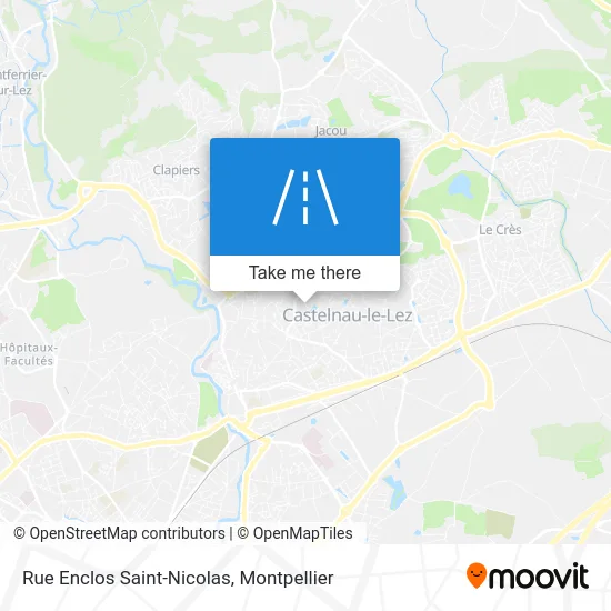 Rue Enclos Saint-Nicolas map