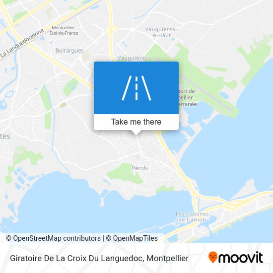 Giratoire De La Croix Du Languedoc map