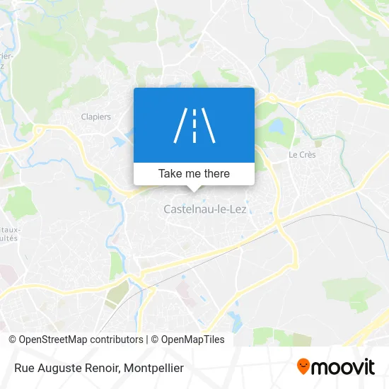 Rue Auguste Renoir map