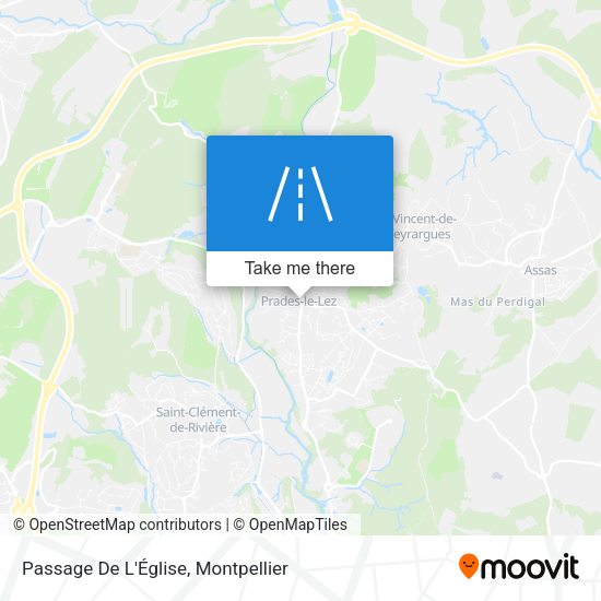 Passage De L'Église map