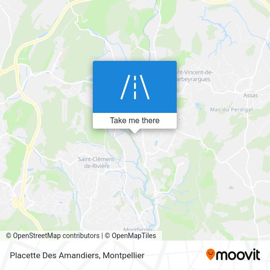 Placette Des Amandiers map