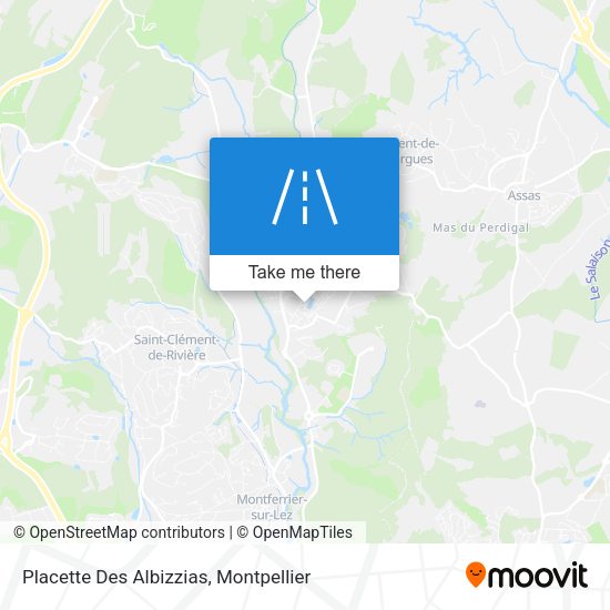 Placette Des Albizzias map