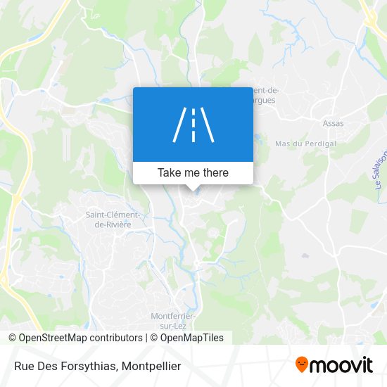 Rue Des Forsythias map