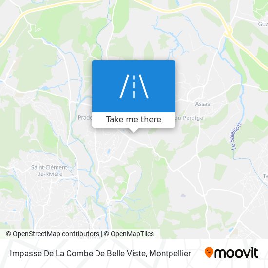 Impasse De La Combe De Belle Viste map
