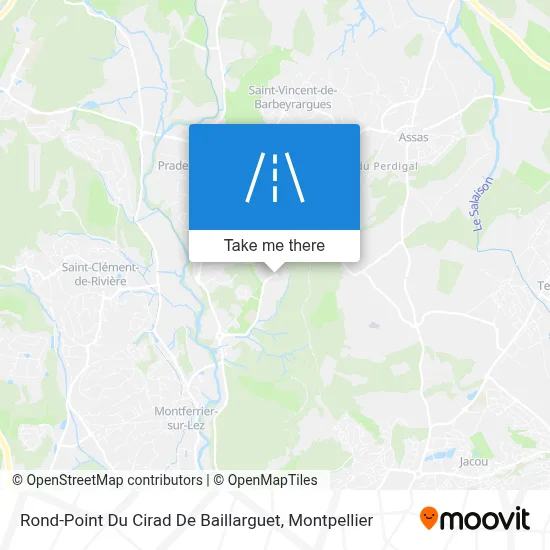 Rond-Point Du Cirad De Baillarguet map