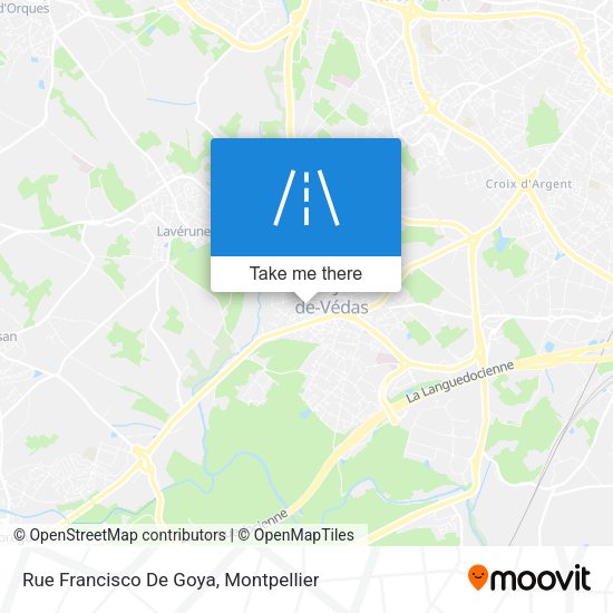 Rue Francisco De Goya map