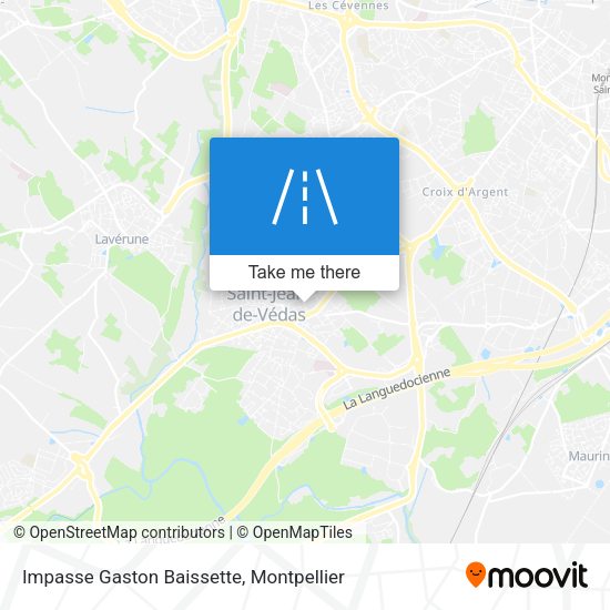 Impasse Gaston Baissette map