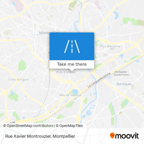 Mapa Rue Xavier Montrouzier