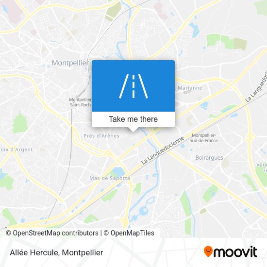 Allée Hercule map