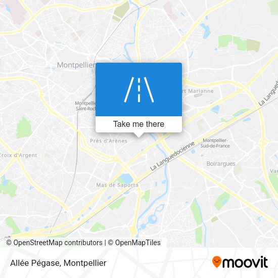 Allée Pégase map