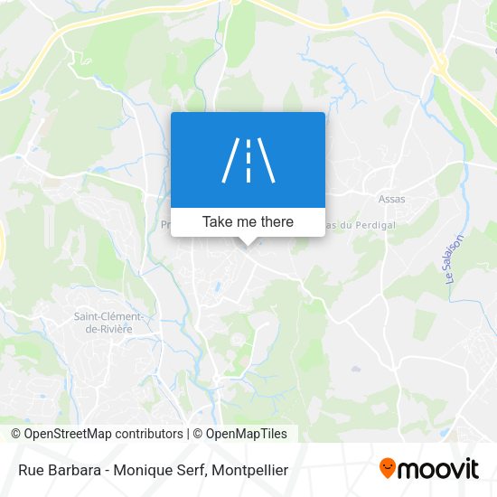 Rue Barbara - Monique Serf map