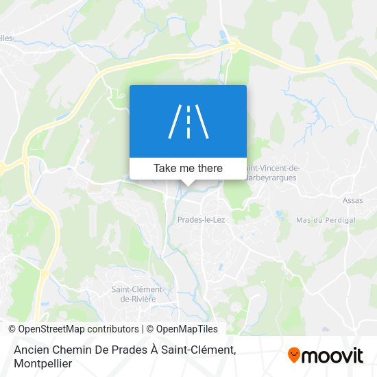 Ancien Chemin De Prades À Saint-Clément map