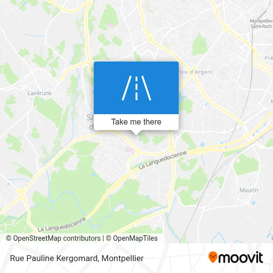 Rue Pauline Kergomard map