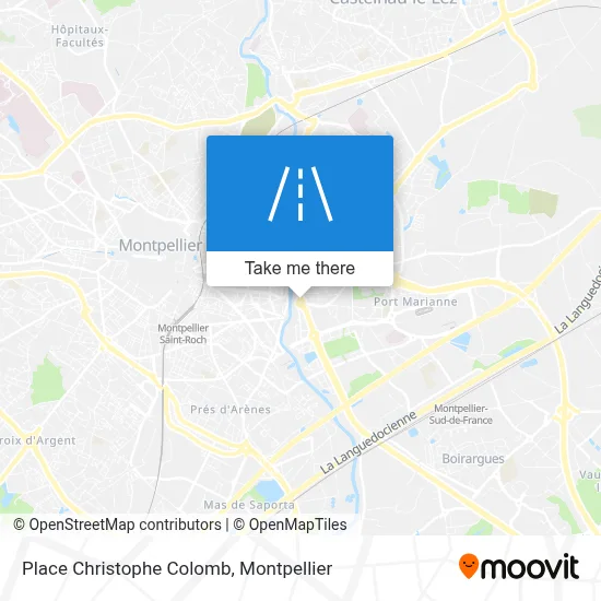 Place Christophe Colomb map