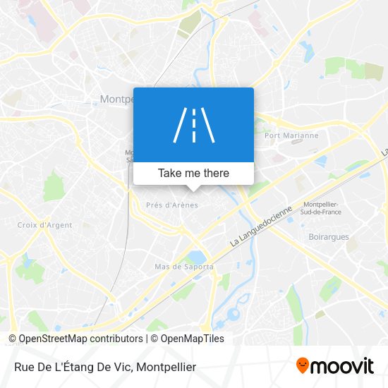Rue De L'Étang De Vic map