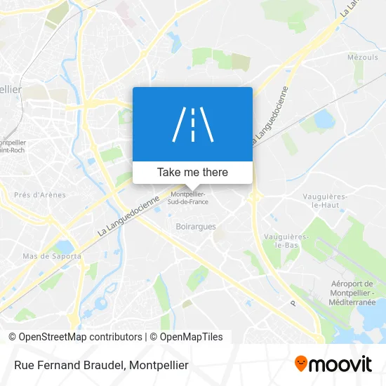 Rue Fernand Braudel map