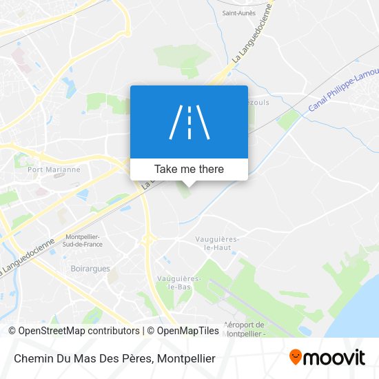 Chemin Du Mas Des Pères map