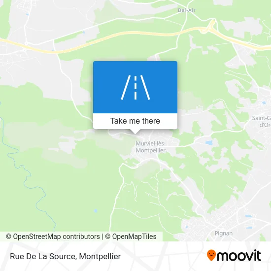 Rue De La Source map