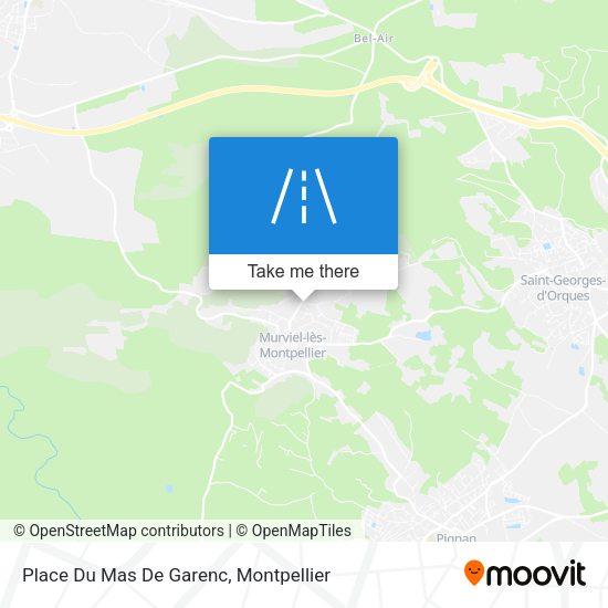 Place Du Mas De Garenc map