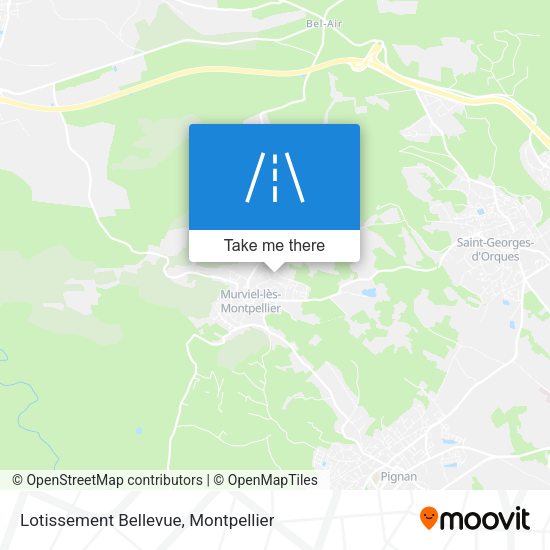 Lotissement Bellevue map