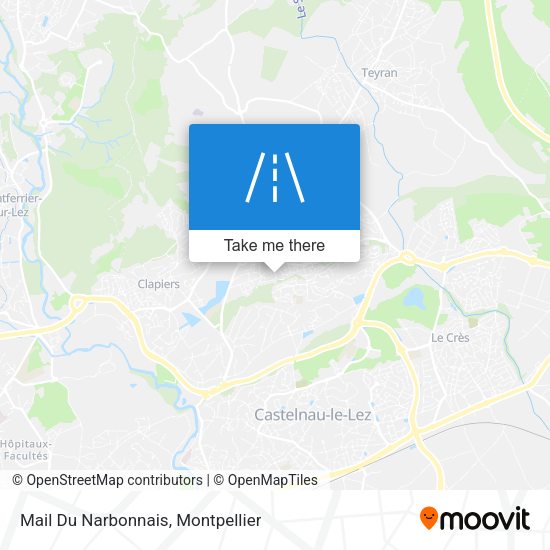 Mail Du Narbonnais map