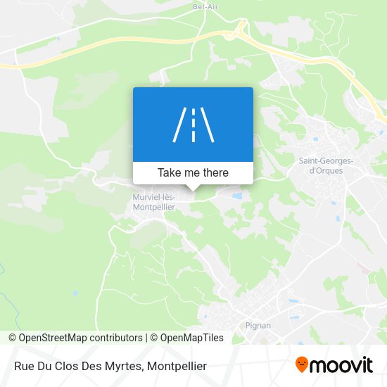 Rue Du Clos Des Myrtes map