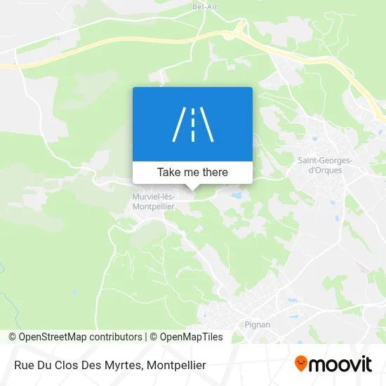 Rue Du Clos Des Myrtes map