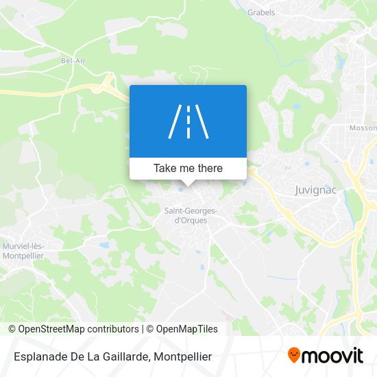 Esplanade De La Gaillarde map