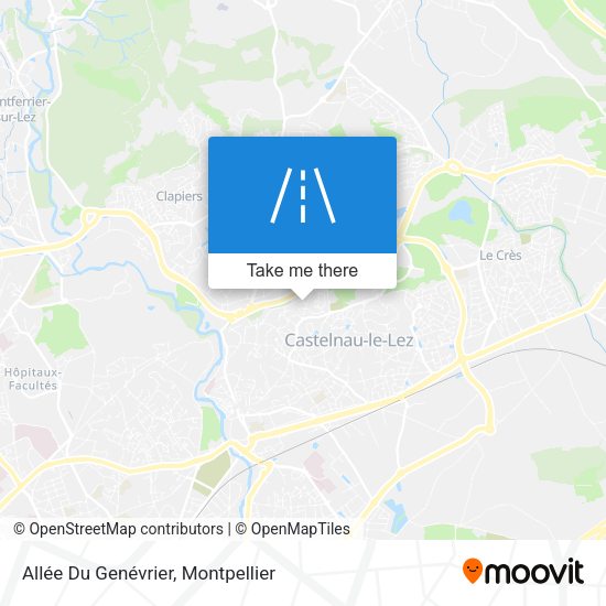 Allée Du Genévrier map