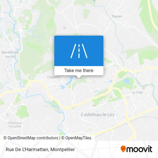 Rue De L'Harmattan map